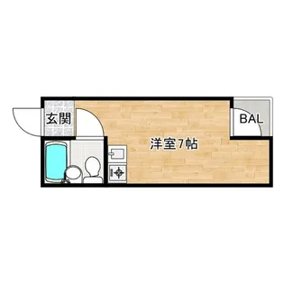 ビューパレー小路【3階】の間取り