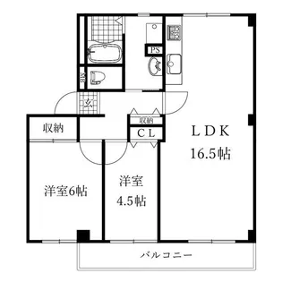 フィレンツェ一宮北【3階】の間取り
