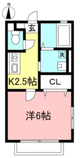 エクリュー吉祥寺【2階】の間取り