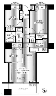 エアライズタワー【21階】の間取り