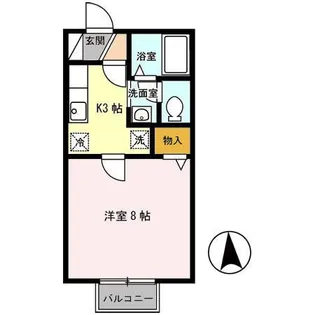 セジュール337【2階】の間取り