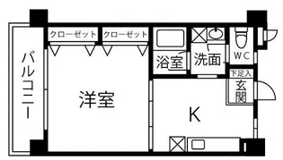 アムールKM【3階】の間取り