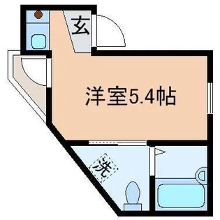 シャンテ蒲田【2階】の間取り