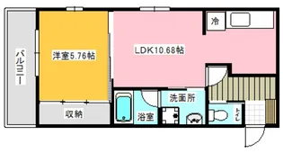 ブラウンベレー壱番館【2階】の間取り