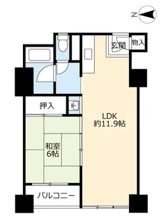 UR新豊里【10階】の間取り