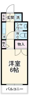 クロノス元橋本East【1階】の間取り