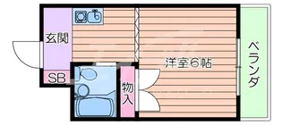 第8東昌ハイツA棟【2階】の間取り