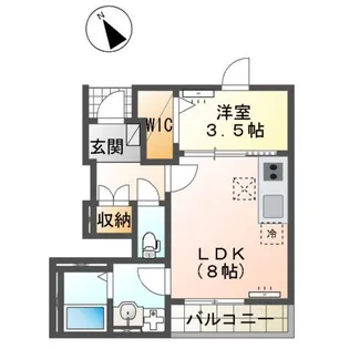 グリーン ハイツ【1階】の間取り