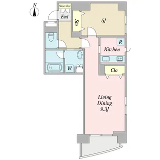 KALIA COURT【1階】の間取り