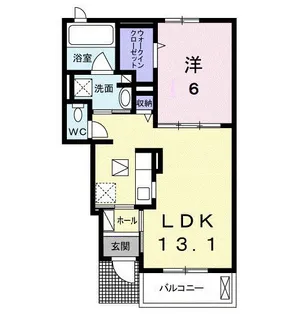 グラーティア【1階】の間取り