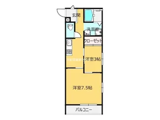 prima stella【1階】の間取り