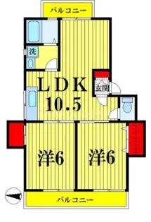 サンライズヒル【1階】の間取り