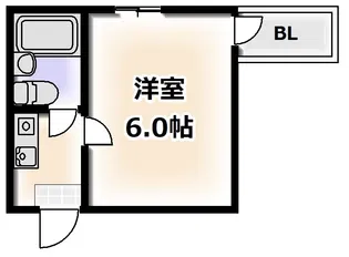 エルグリーン東住吉【2階】の間取り