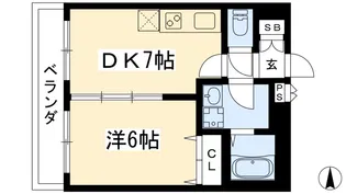 アストロプラザI【3階】の間取り