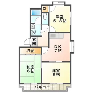 シャルマン【2階】の間取り
