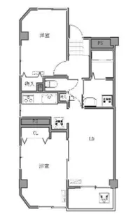 グラシアリノ町屋【4階】の間取り