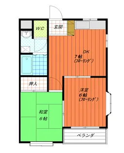 コーポ大塚【3階】の間取り