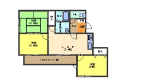 石川県金沢市高尾台1【マンション】の間取り