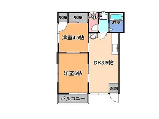 サングリーン【1階】の間取り