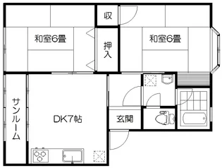 スプリングパレス【1階】の間取り