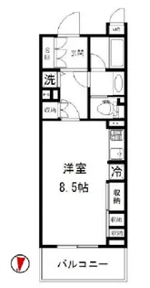アトラス江戸川アパートメント【4階】の間取り