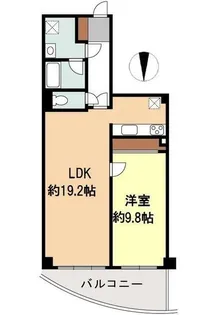 リエール市ヶ谷【5階】の間取り