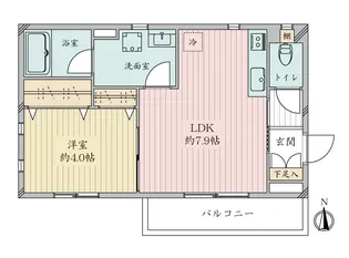 さくらテラス【3階】の間取り