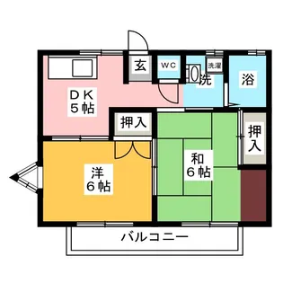 ドミール保呂【2階】の間取り
