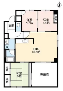 ナチュールプレイスI【1階】の間取り
