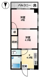 エクレールフジタ【3階】の間取り