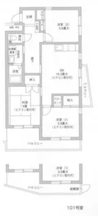 ヴァンベール本郷台【1階】の間取り