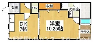 大阪府枚方市牧野下島町【一戸建】の間取り