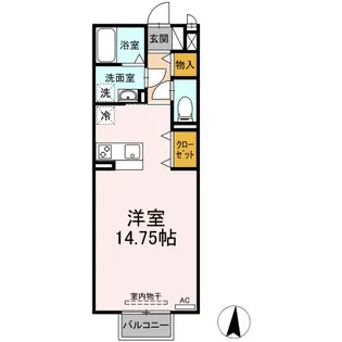 ジューンベリー【2階】の間取り