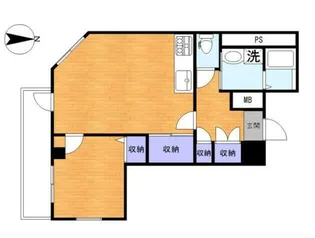 ウェルハイムI【8階】の間取り