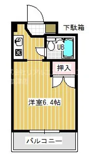 プランドール瀬田【3階】の間取り