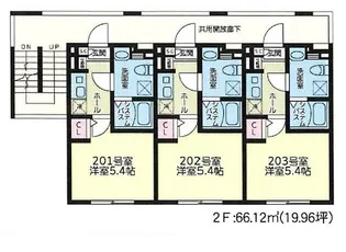 フルセイル東武練馬【2階】の間取り