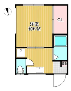 サイトーアパート【2階】の間取り