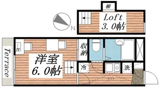 河原子レジデンス【1階】の間取り