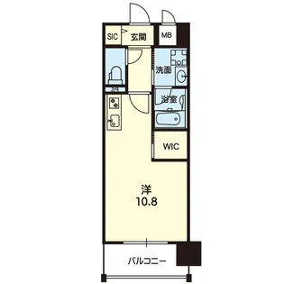 RJRフォレスト熊本駅南【4階】の間取り