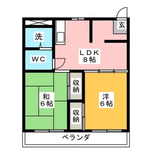 コーポ静岡【9階】の間取り