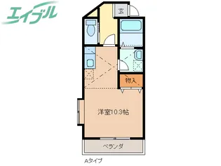EM-Healthy Villa松本台イースト【2階】の間取り