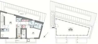 東京都新宿区高田馬場4【マンション】の間取り