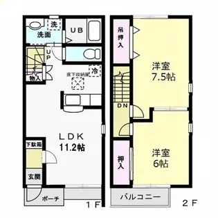 プラムヒルズ Bの間取り