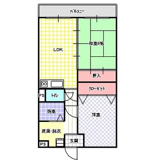 リバティさわだ【3階】の間取り