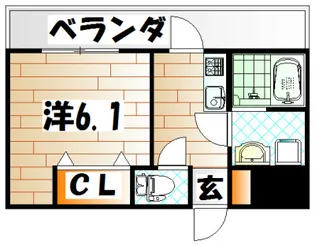 メルヴェール・ヒロ【3階】の間取り
