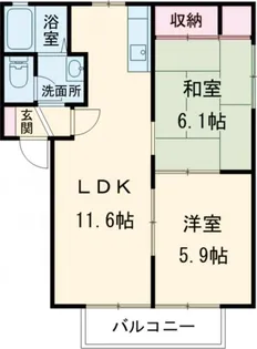 エレガンスN【1階】の間取り