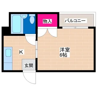 プレアール平野東【1階】の間取り