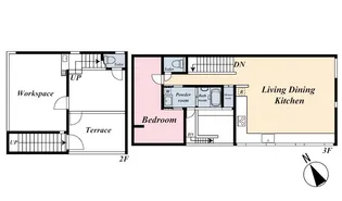 戸越アパートメント【2階】の間取り