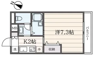 ボヌール南大沢【4階】の間取り