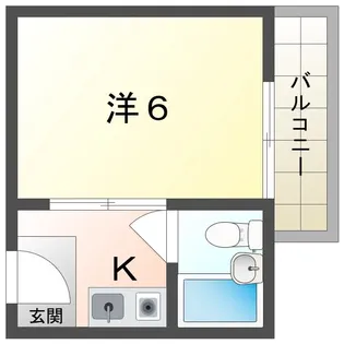 シャルマン南野【3階】の間取り